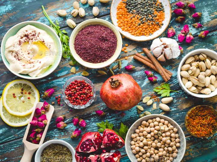 Anahid Bandari de Ataie, ingredientes de la gastronomía árabe