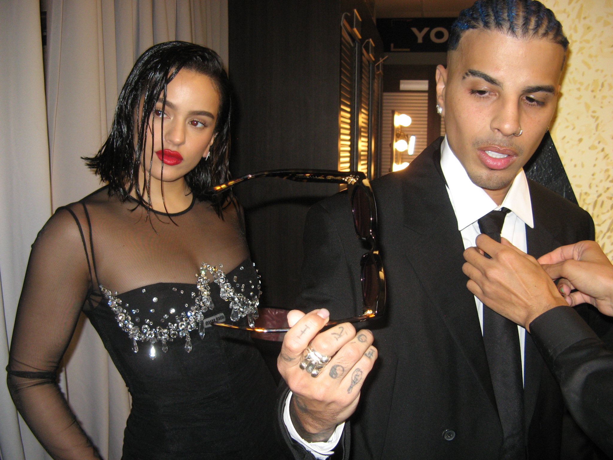 Rosalía y Rauw Alejandro