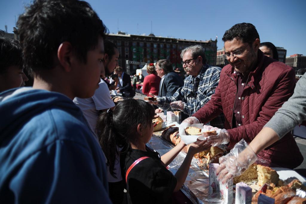 Rosca de Reyes Zócalo