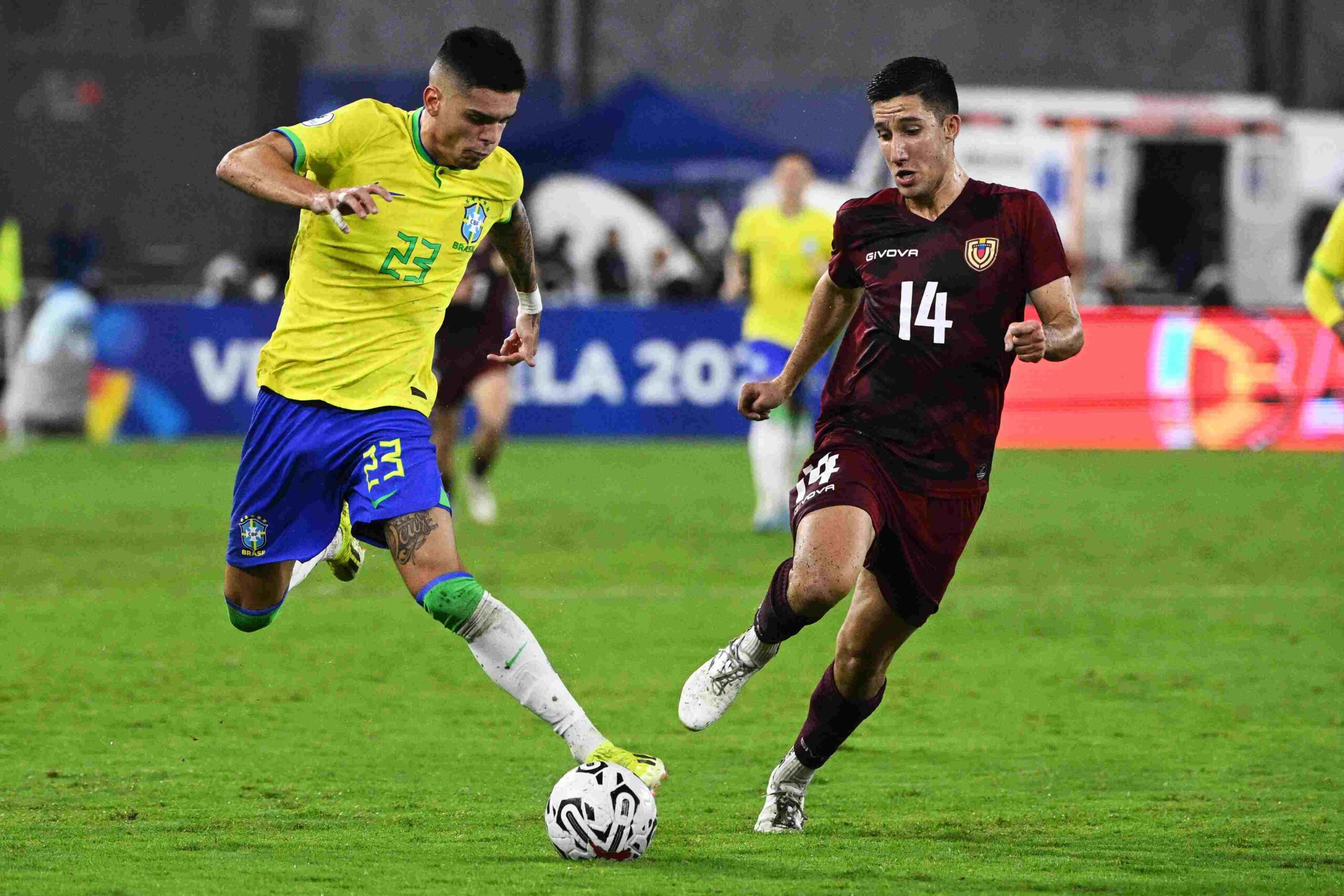 Vinotinto sub-23 perdió ante Brasil en el cuadrangular final