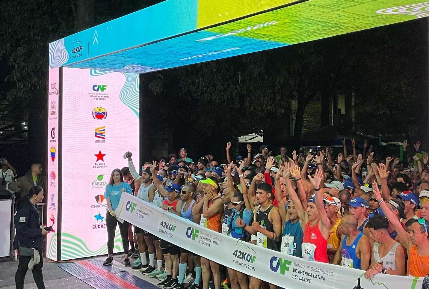 Maratón CAF: Caracas recibió corredores de toda Venezuela y atletas élite de 17 países