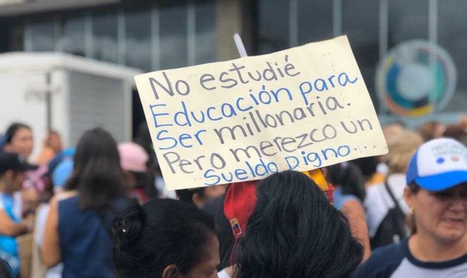 protestas de docentes OVCS