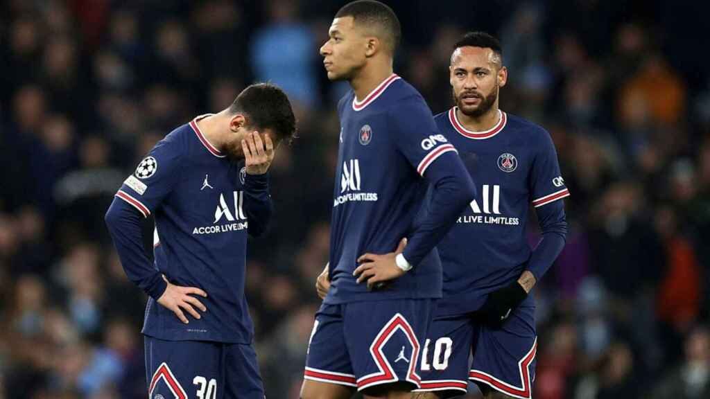 Messi, Mbappé y Neymar