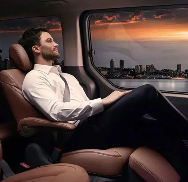 Cual si fuera la 1ra Clase de un avion