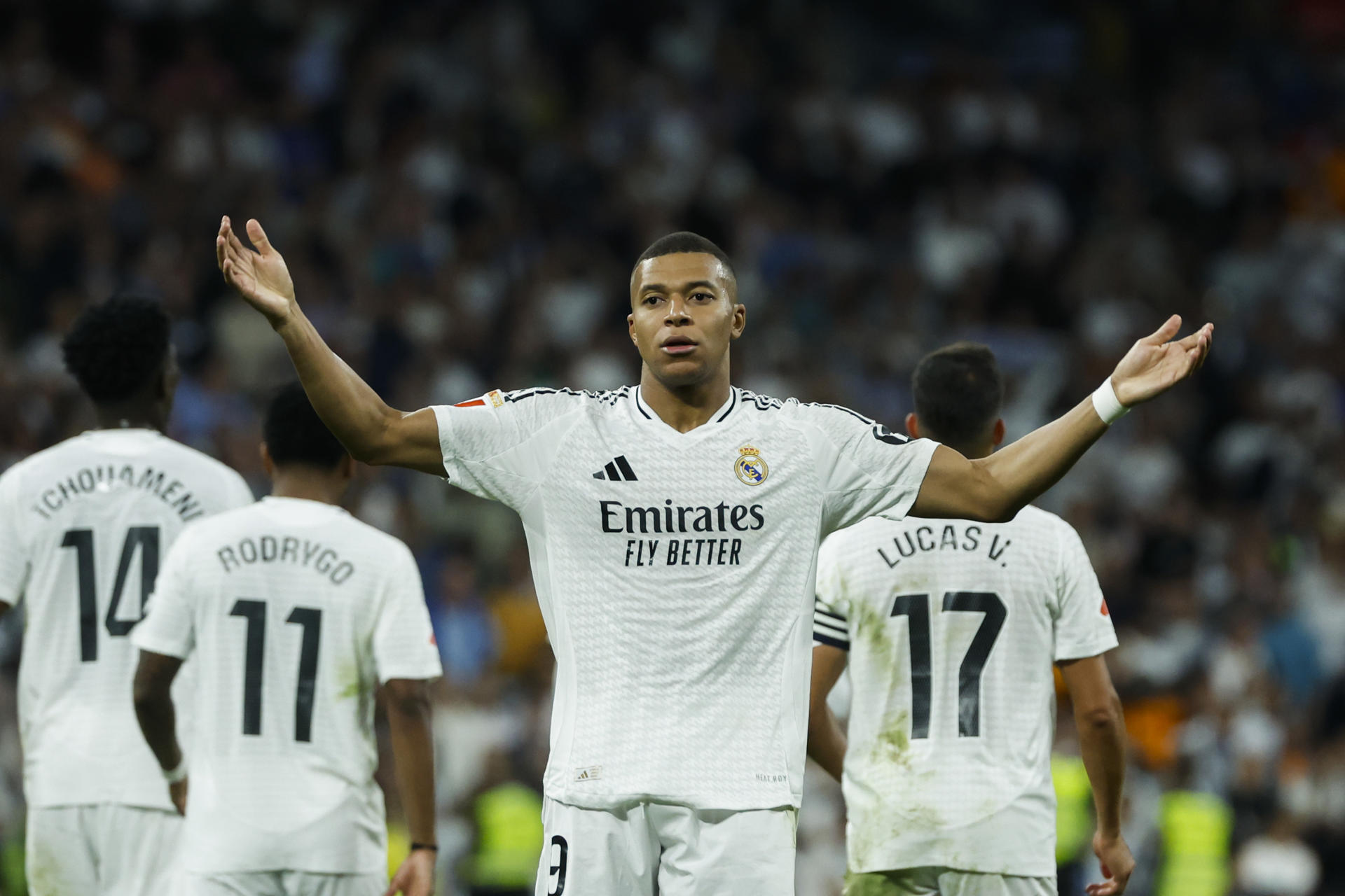Mbappé se perderá el derbi de Madrid por una lesión muscular