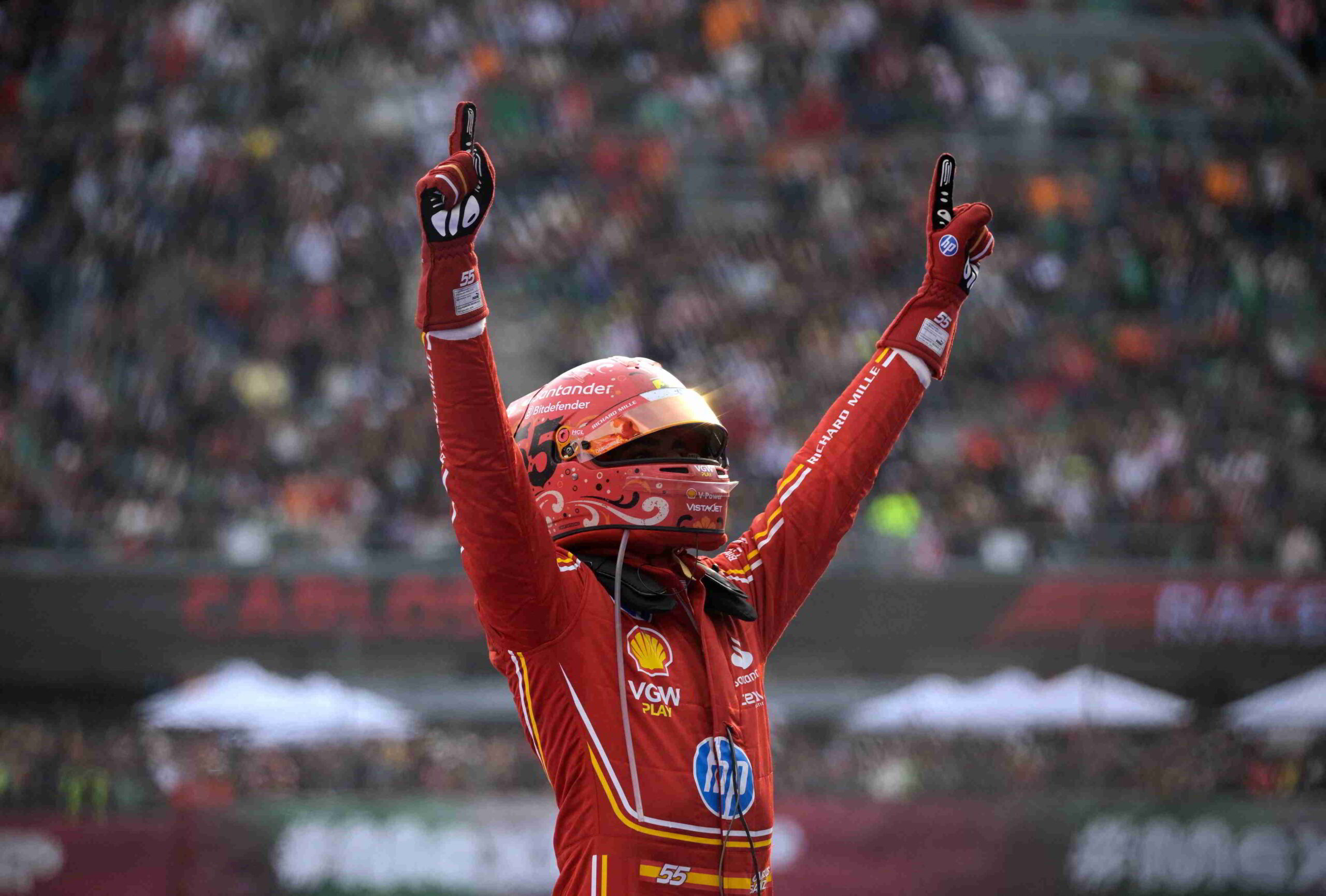F1: Ferrari vuelve al podio en el GP de México con Sainz y Leclerc