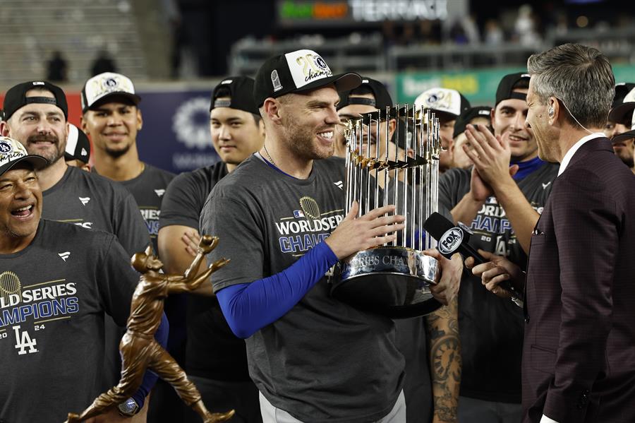 Dodgers de Los Ángeles levantó su octavo título de la MLB 1 Freddie Freeman MVP