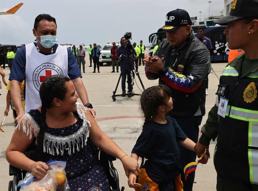 Cruz Roja Venezolana atendió a más de 1.000 migrantes que retornaron a Venezuela