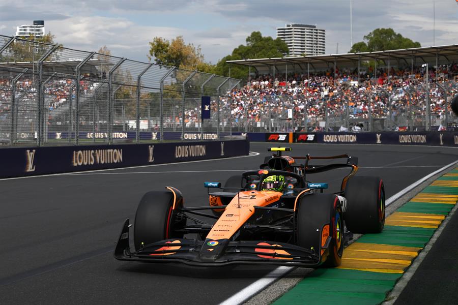 Lando Norris se quedó con la pole del GP de Australia