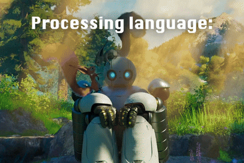 Escena de robot salvaje donde al igual que Latam-GPT recopila datos sin descanso para completar su entrenamiento y dar mejores respuestas.- Blog Hola Telcel 